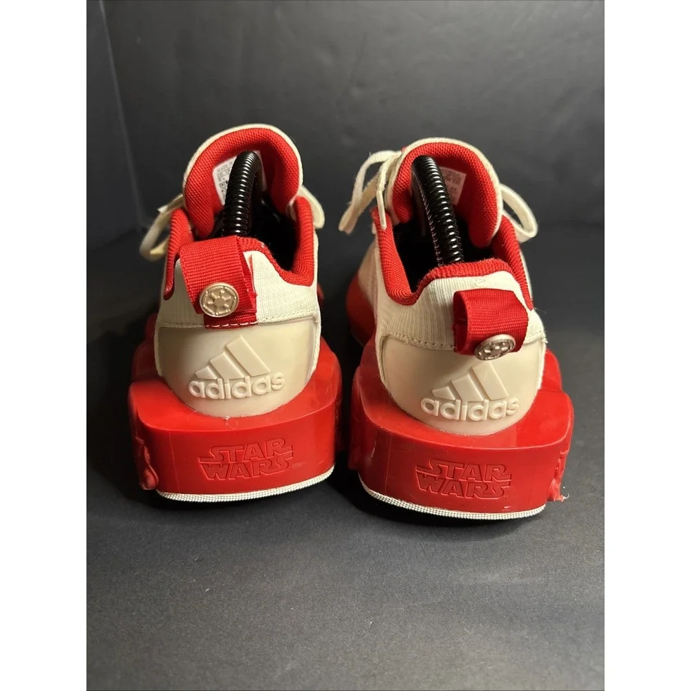 Adidas Star Wars Shoes Kids Size 4 1/2 Red/White IH4762